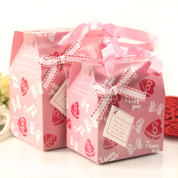 Novo design Custom Paper Gift Packaging Box com fita